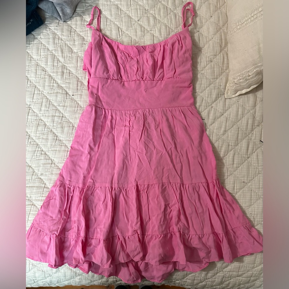 Brand new pink sundress from B. Darlin. Great for spring and summer!
